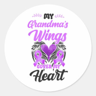 Heimers Dementia Awareness Support Grandma My Gran Classic Round Sticker
