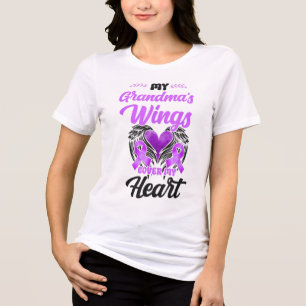 Heimers Dementia Awareness Support Grandma My Gran Tri-Blend Shirt