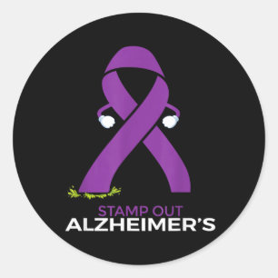 Heimers Shirt Disease Month Heimers Awareness Classic Round Sticker