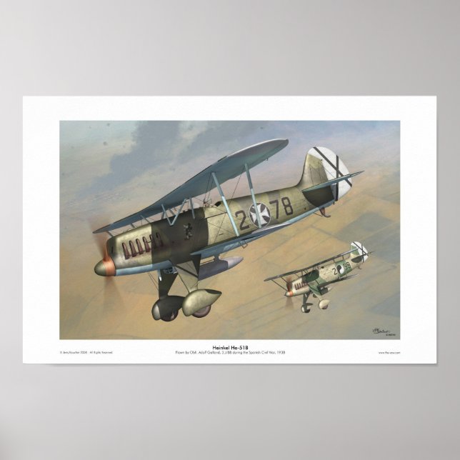 Heinkel He-51B Poster (Front)