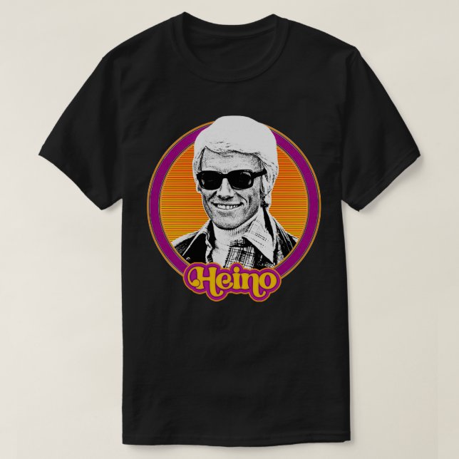Heino Vintage Look Fan Design Classic TShirt (Design Front)