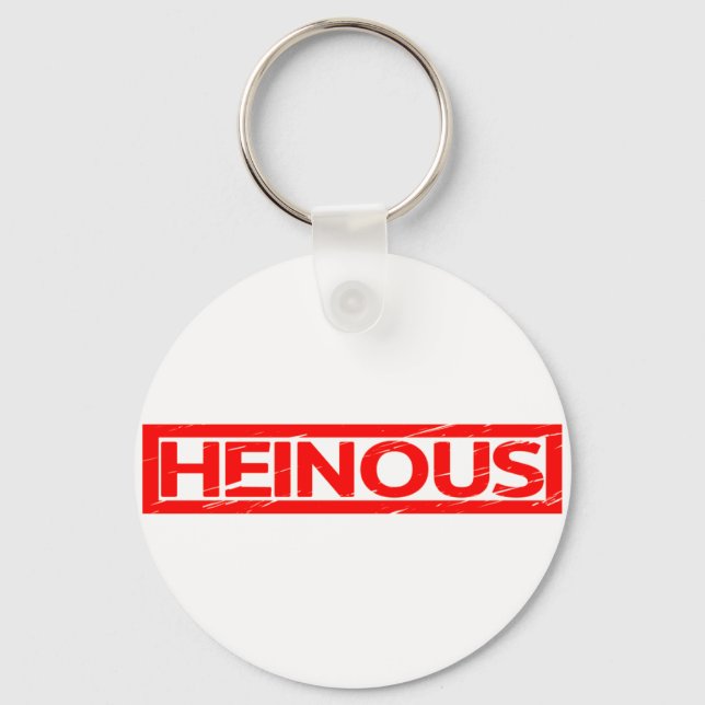 Heinous Stamp Key Ring (Front)