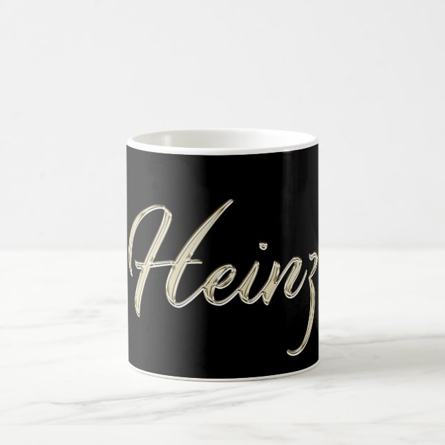 Heinz Name white gold cup tea cup coffee cup (Center)
