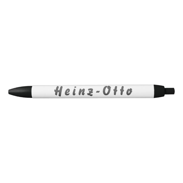 Heinz-Otto Kugelschreiber Black Ink Pen (Front)