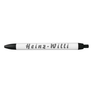 Heinz-Willi Kugelschreiber Black Ink Pen