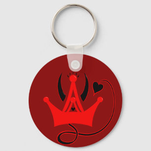 Heir to the Hellish Throne Key Ring