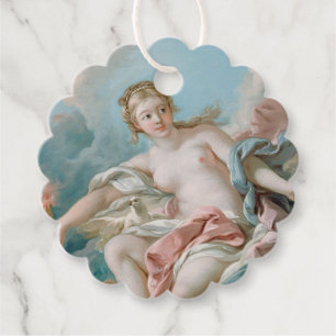 Heirloom Classical Art Scalloped Gift Tag