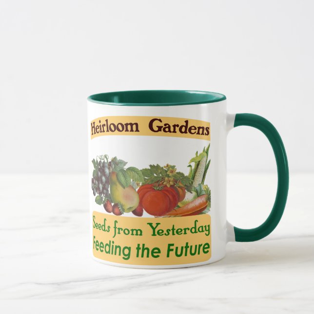 Heirloom Gardens Green Saying Mug (Right)