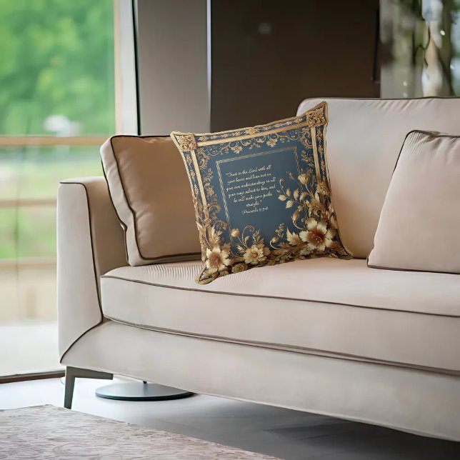 - Heirloom Grace Bible Verse  Cushion (Creator Uploaded)