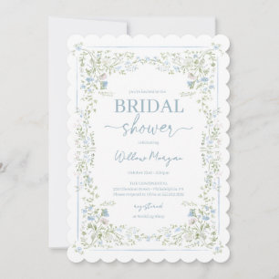 Heirloom Hydrangea Bridal Shower Invitation