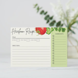 Heirloom Recipe