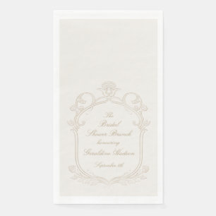 Heirloom Rococo Bridal Shower Brunch Napkin