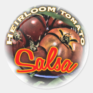 Heirloom Salsa Classic Round Sticker