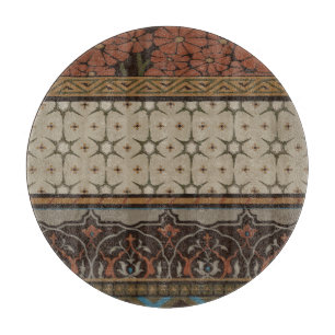 Heirloom Textile with Decorative Patterns Cutting Board