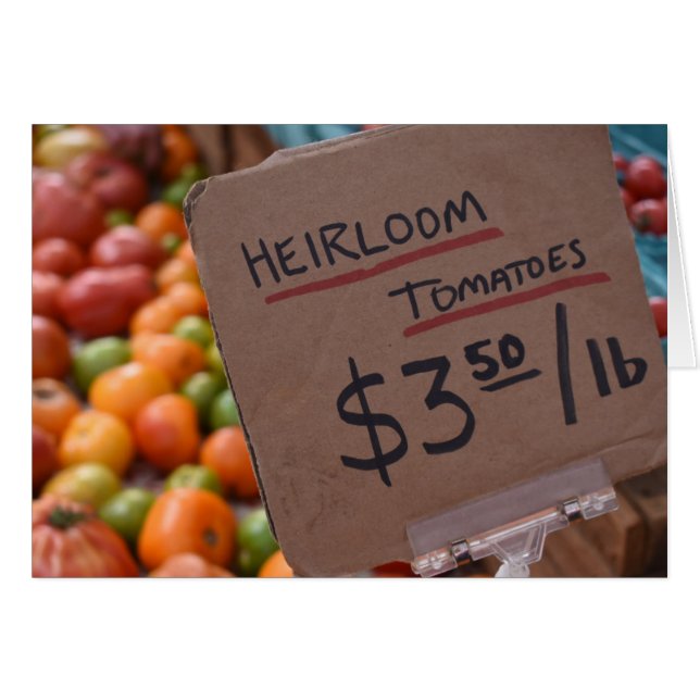 Heirloom Tomatoes Greenmarket Farmer's Market NYC (Front Horizontal)