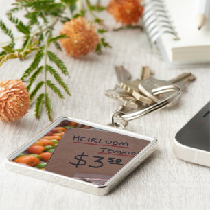 Heirloom Tomatoes Greenmarket Farmer's Market NYC Key Ring
