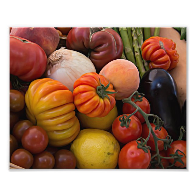 Heirloom Tomatoes Photo Print (Front)