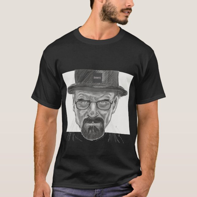 HEISENBERG BLACK - by DANYE T-Shirt (Front)