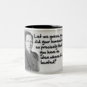 Heisenberg's Homework Uncertainty Two-Tone Coffee Mug