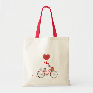 Heitres KirschFahrrad Tote Bag