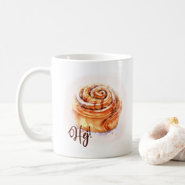 Hej! Kanelbullar Fika Mug (With Donut)