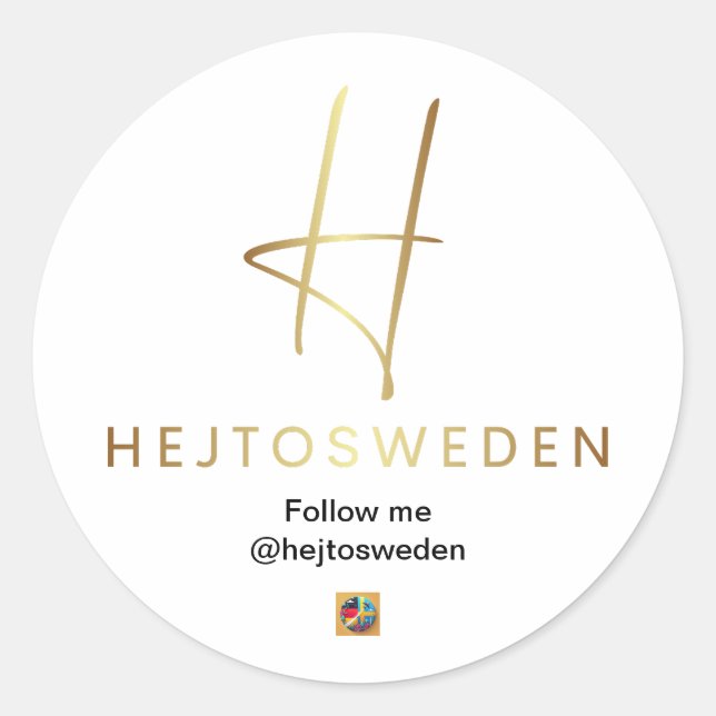 Hejtosweden sticker (Front)