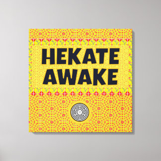 Hekate Awake Strophalos Iynx Seal Key Sigil Canvas Print