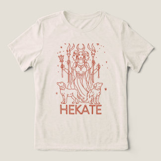 Hekate Goddess of the Crossroad T-Shirt Tri-Blend Shirt