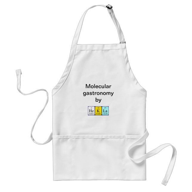 Hekla periodic table name apron (Front)