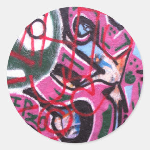 Helaine's VeniceGraffiti Classic Round Sticker
