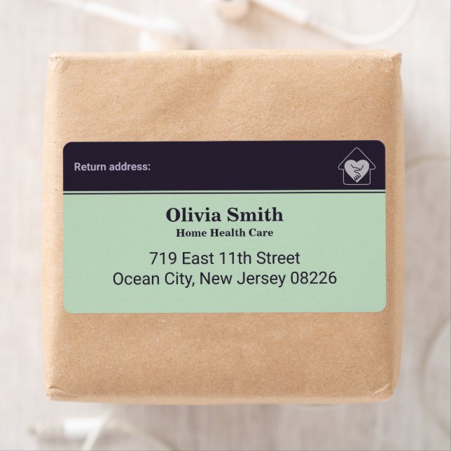 Helath Care Custom Text & Logo Label (Insitu)