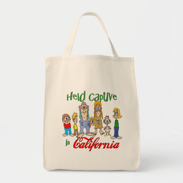 Held Captive in California Tote Bag (Front)