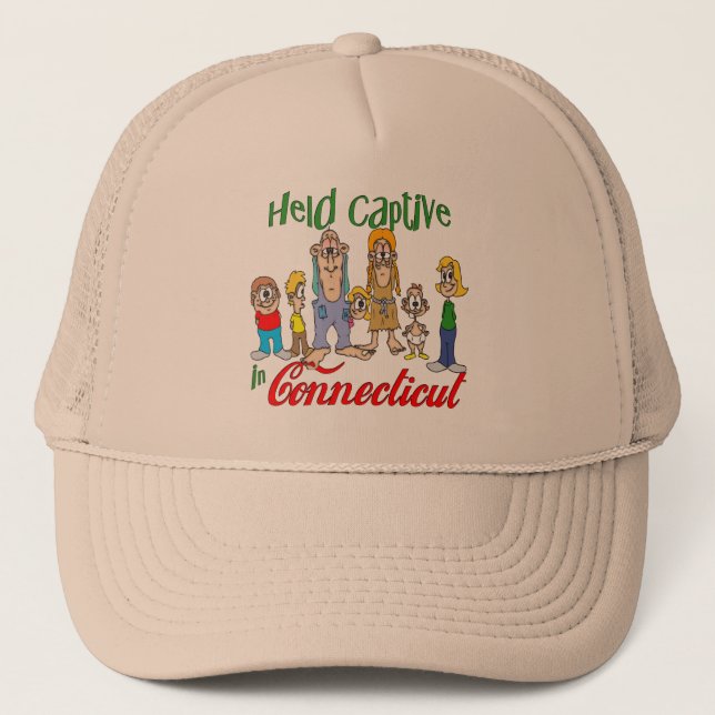 Held Captive in Connecticut Trucker Hat (Front)