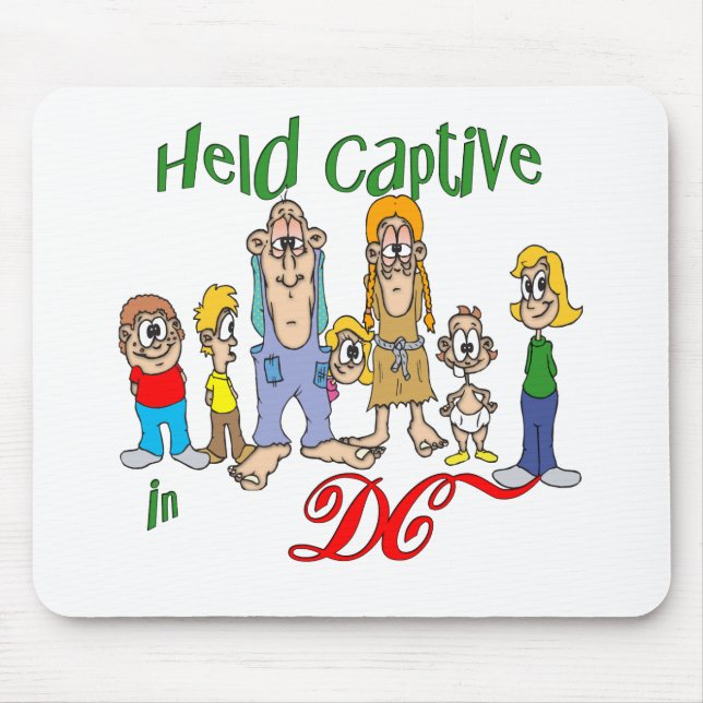 Held Captive in DC Mouse Pad (Front)