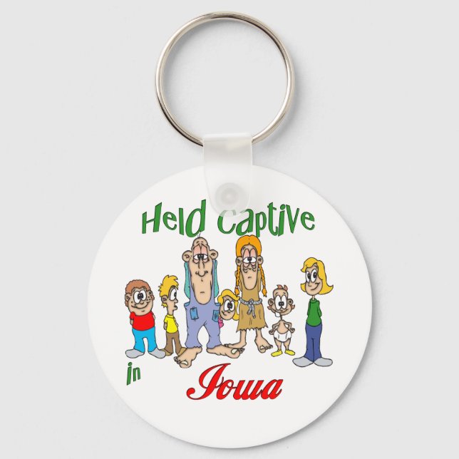 Held Captive in Iowa Key Ring (Front)