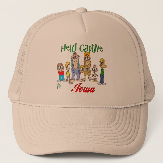 Held Captive in Iowa Trucker Hat (Front)