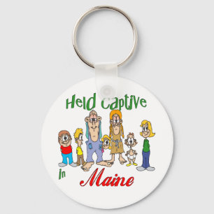Held Captive in Maine Key Ring