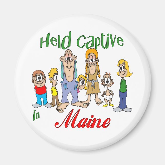 Held Captive in Maine Magnet (Front)