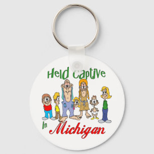 Held Captive in Michigan Key Ring