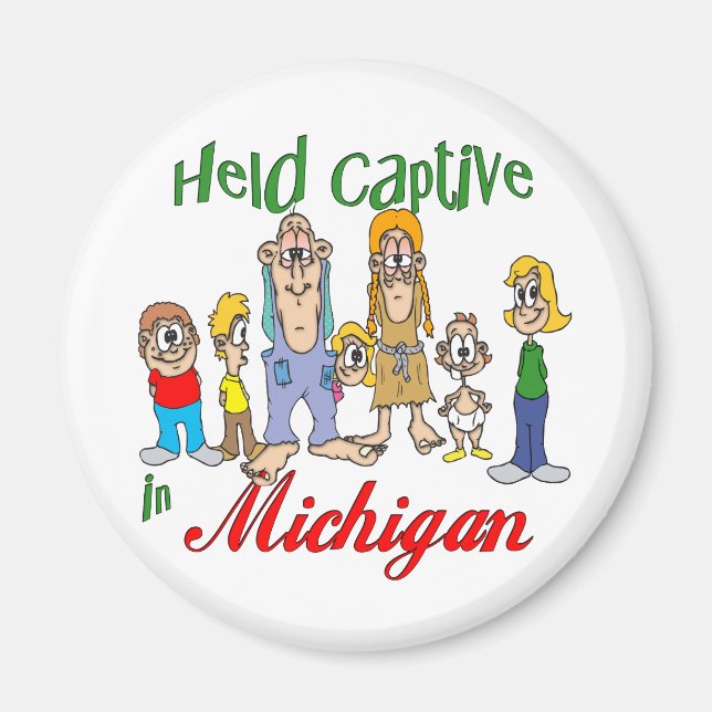 Held Captive in Michigan Magnet (Front)