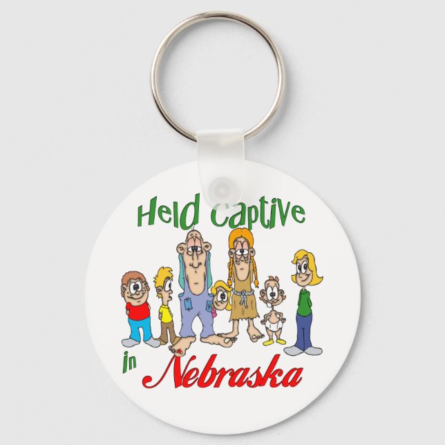 Held Captive in Nebraska Key Ring (Front)