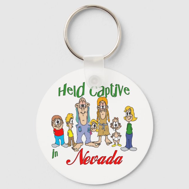 Held Captive in Nevada Key Ring (Front)