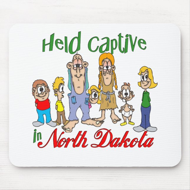 Held Captive in North Dakota Mouse Pad (Front)