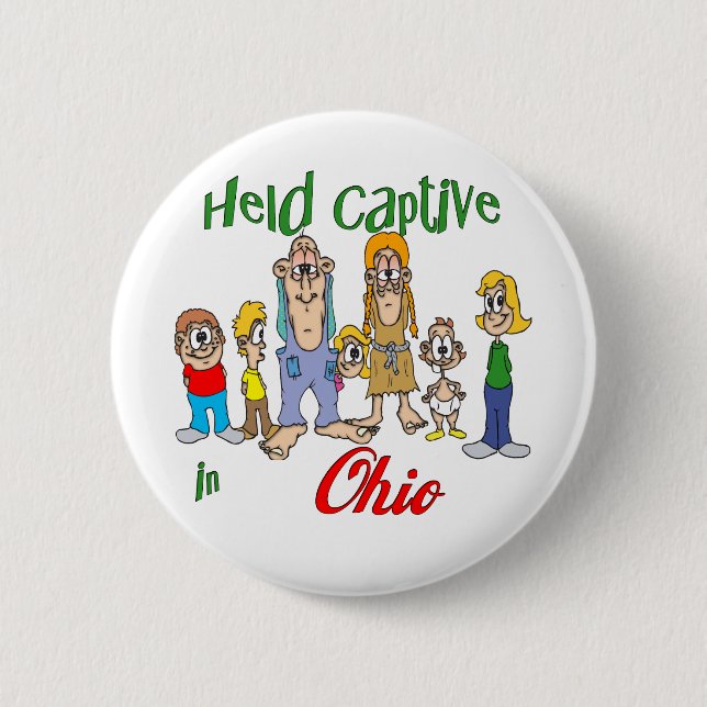 Held Captive in Ohio 6 Cm Round Badge (Front)