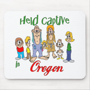 Held Captive in Oregon Mouse Pad