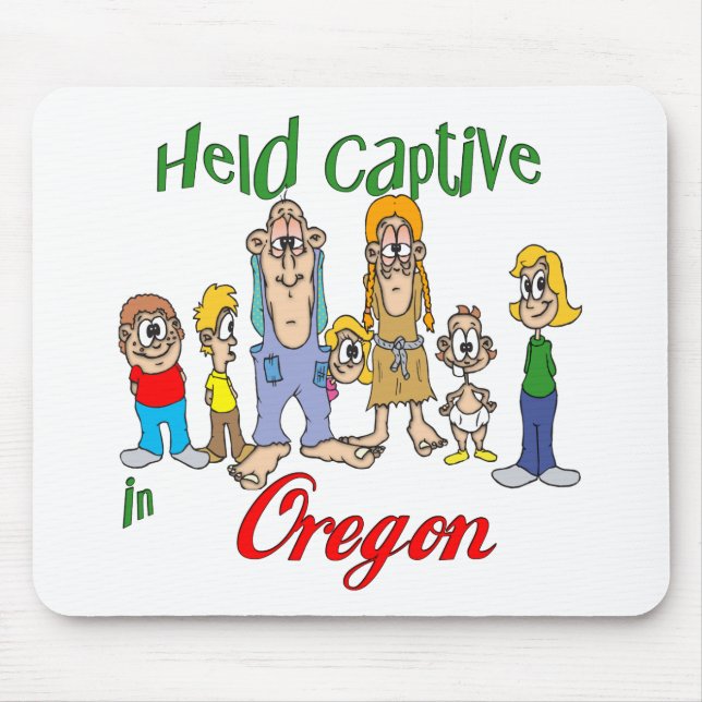 Held Captive in Oregon Mouse Pad (Front)