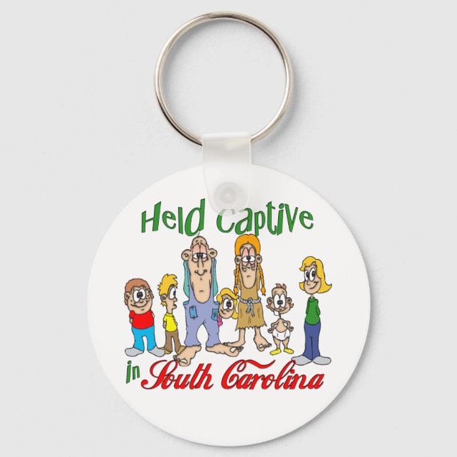 Held Captive in South Carolina Key Ring (Front)