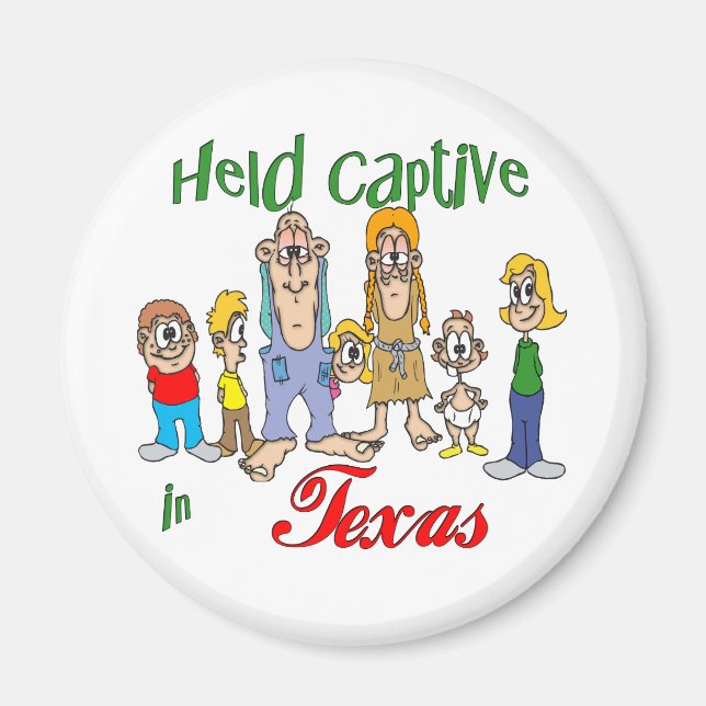 Held Captive in Texas Magnet (Front)