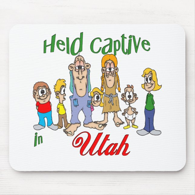 Held Captive in Utah Mouse Pad (Front)