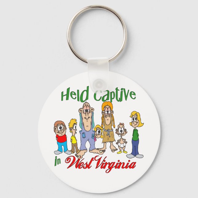 Held Captive in West Virginia Key Ring (Front)